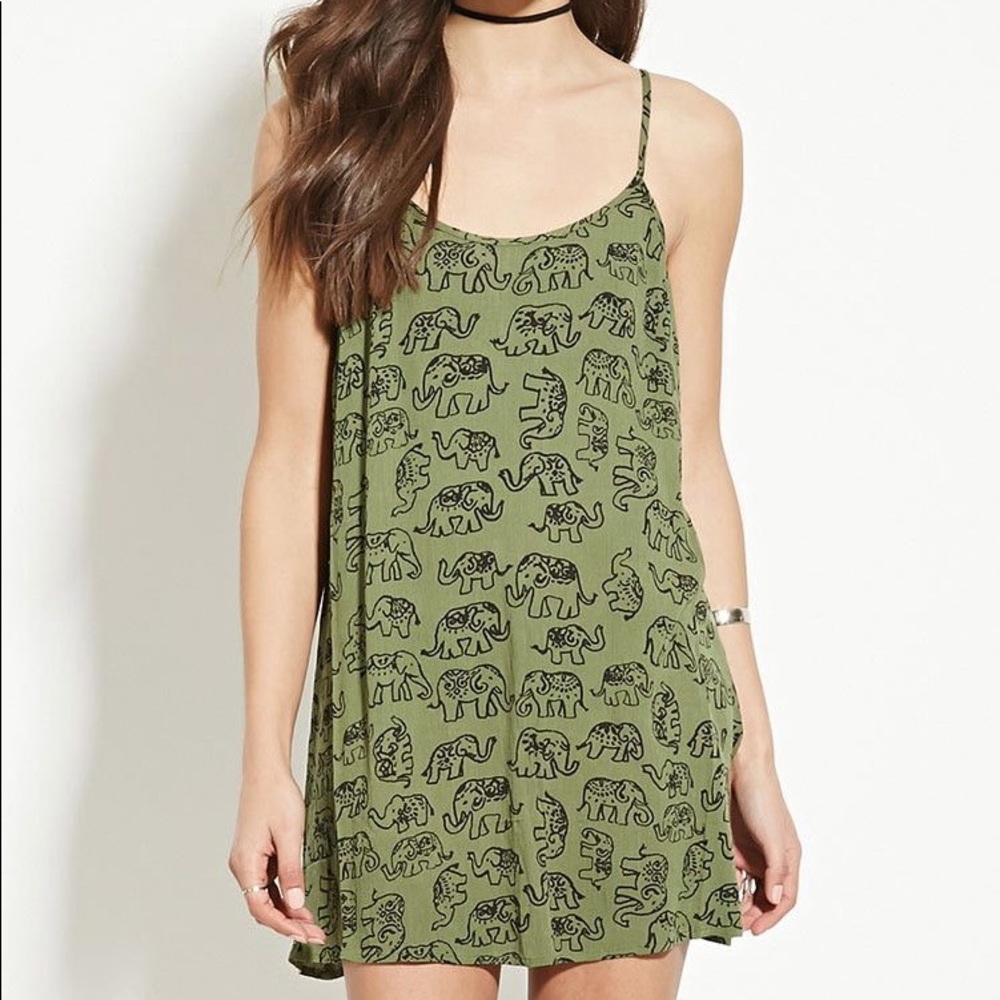 Elephant Print Cami Dress🐘